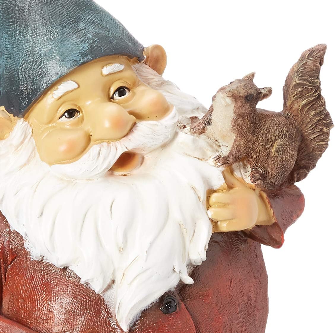 Funny Garden Gnome Statue Large Resin Outdoor Lawn Decor 43cm