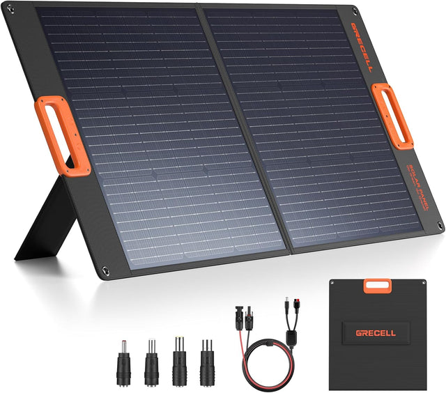 100W Foldable Solar Panel 20V Portable Charger Camping RV