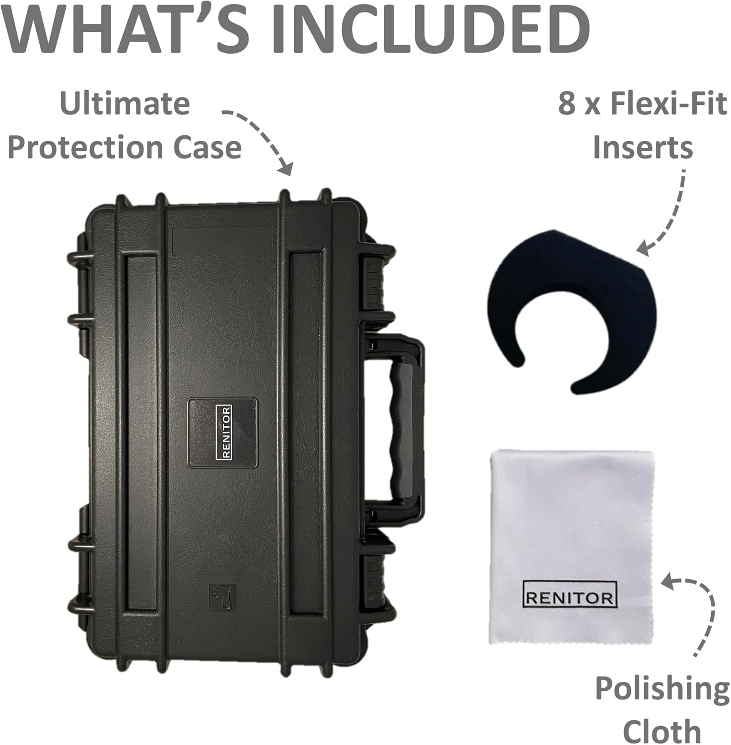 Watch Travel Storage Case for 8 Waterproof Shockproof