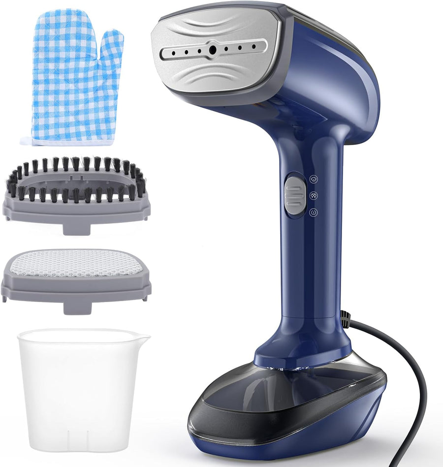 Handheld Clothes Steamer 1800W 2 in 1 Iron 300ml Tank Fast