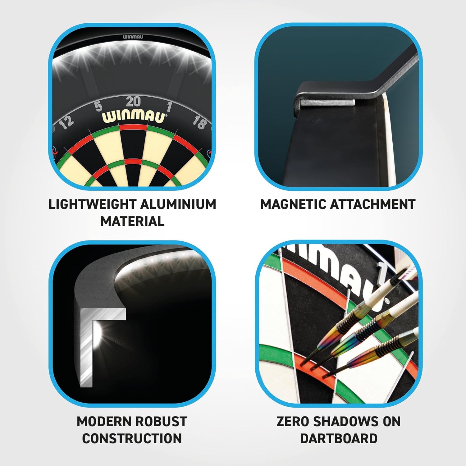 Dart Board LED Light 120 Degree Magnetic Shadow Free Lighting