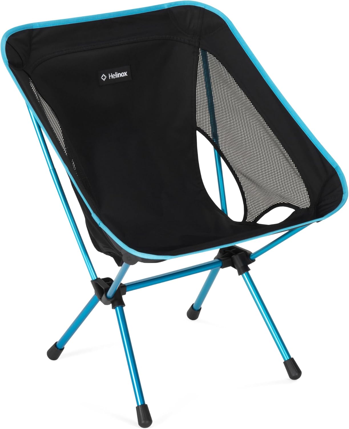 Lightweight Camping Chair Compact Foldable Black Blue
