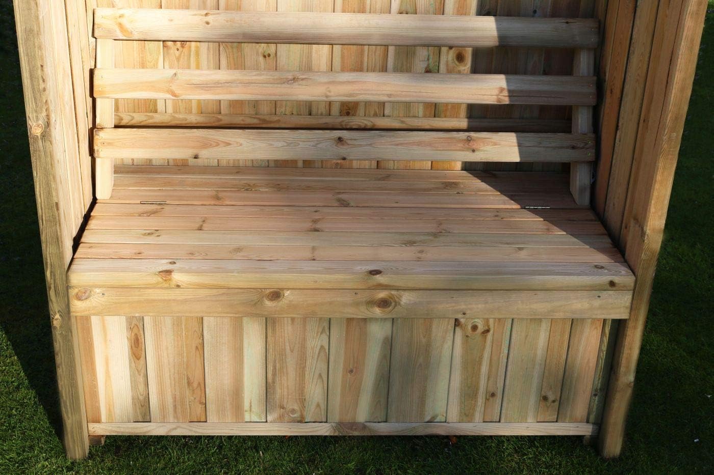Wooden Garden Arbour Bench Pergola Trellis Seat w/Storage
