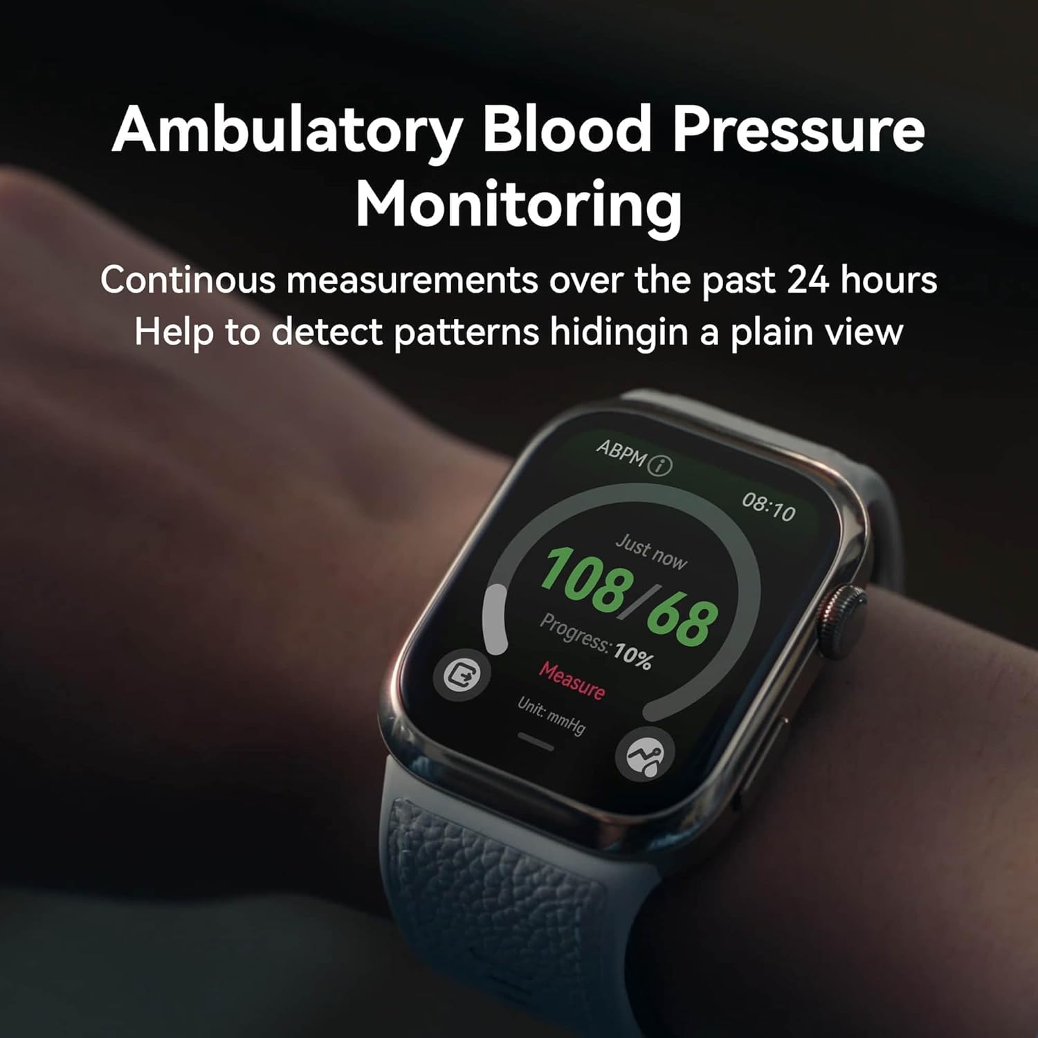 Smart Blood Pressure ECG Watch Bluetooth Call SpO2
