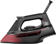 Steam Iron 1700W Ceramic Soleplate 300 Steam Holes Auto Shutoff