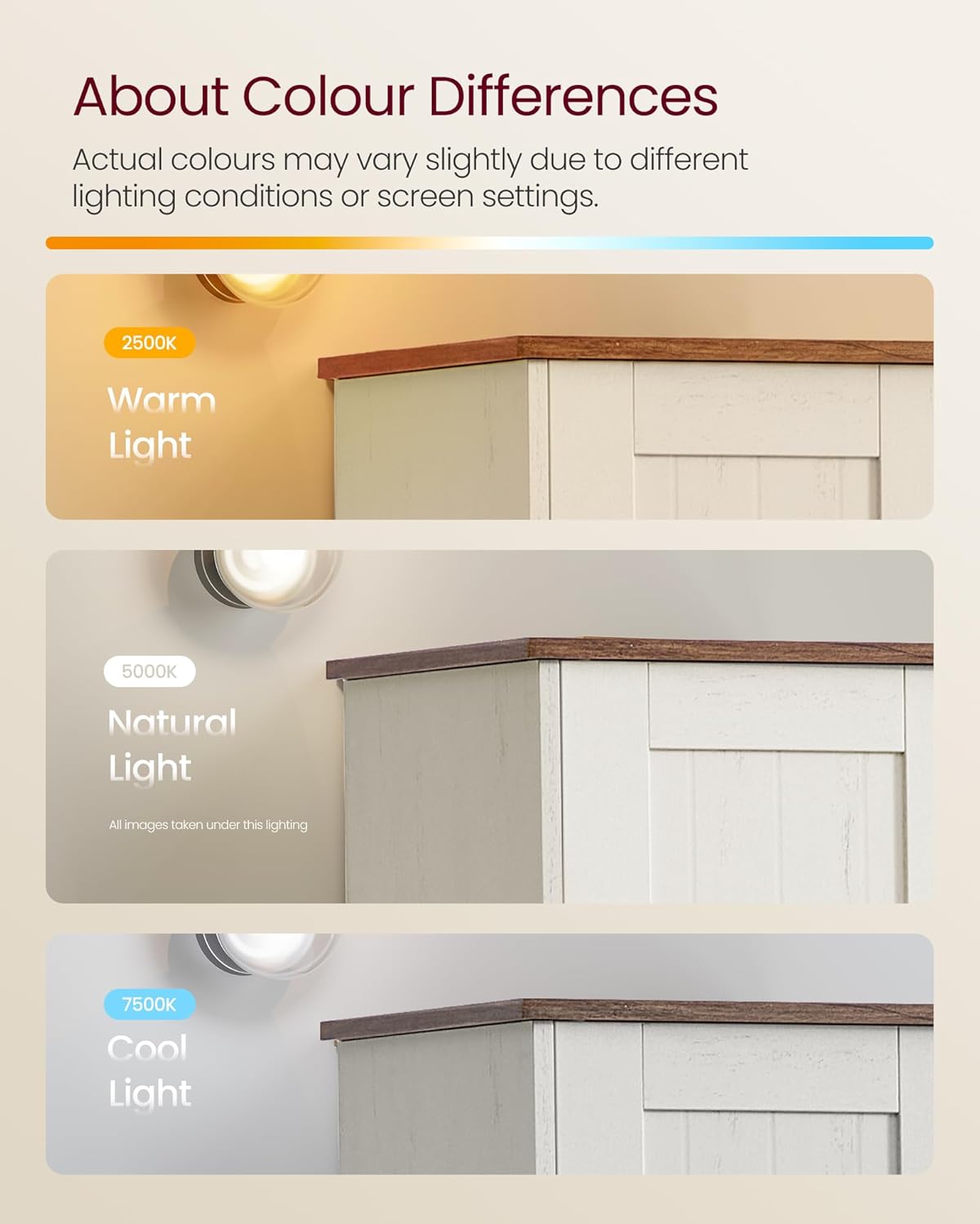 Slim Tall Storage Cabinet Rustic White Adjustable Shelves 170cm