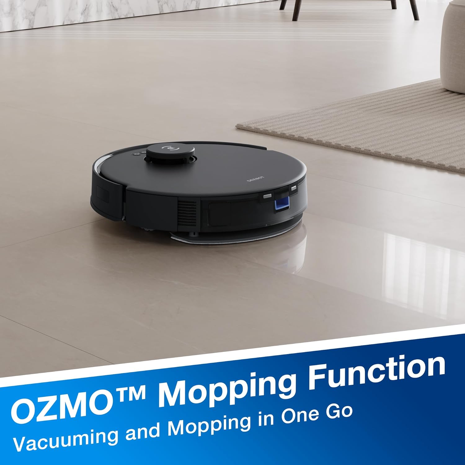 Robot Vacuum Mop 8000Pa Self Empty Bagless 300min Anti Tangle