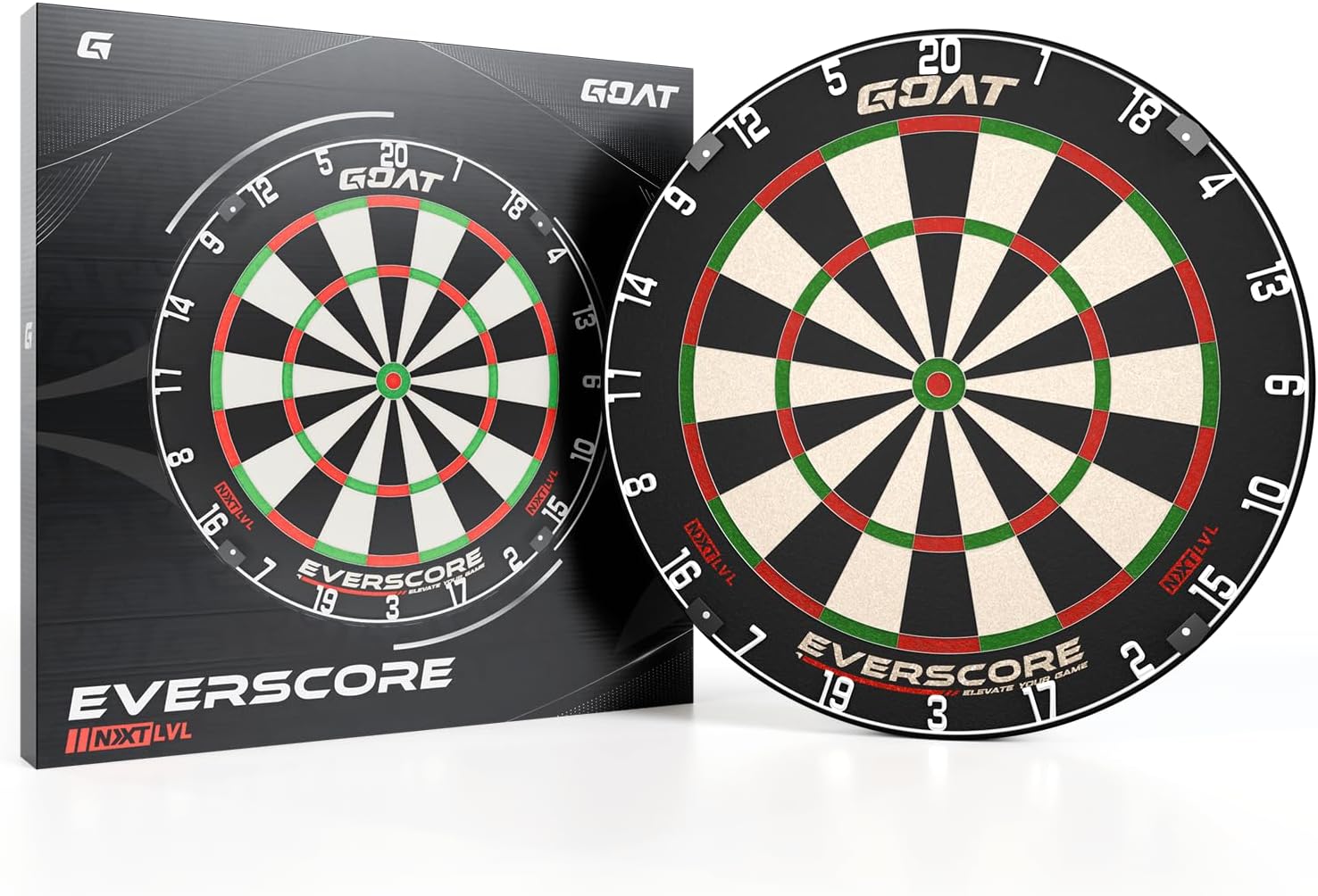 18in Sisal Dartboard Minimalist Design Self Healing Low Bounce Pro