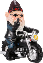 Funny Garden Gnome Statue Naughty Resin Outdoor Lawn Decor
