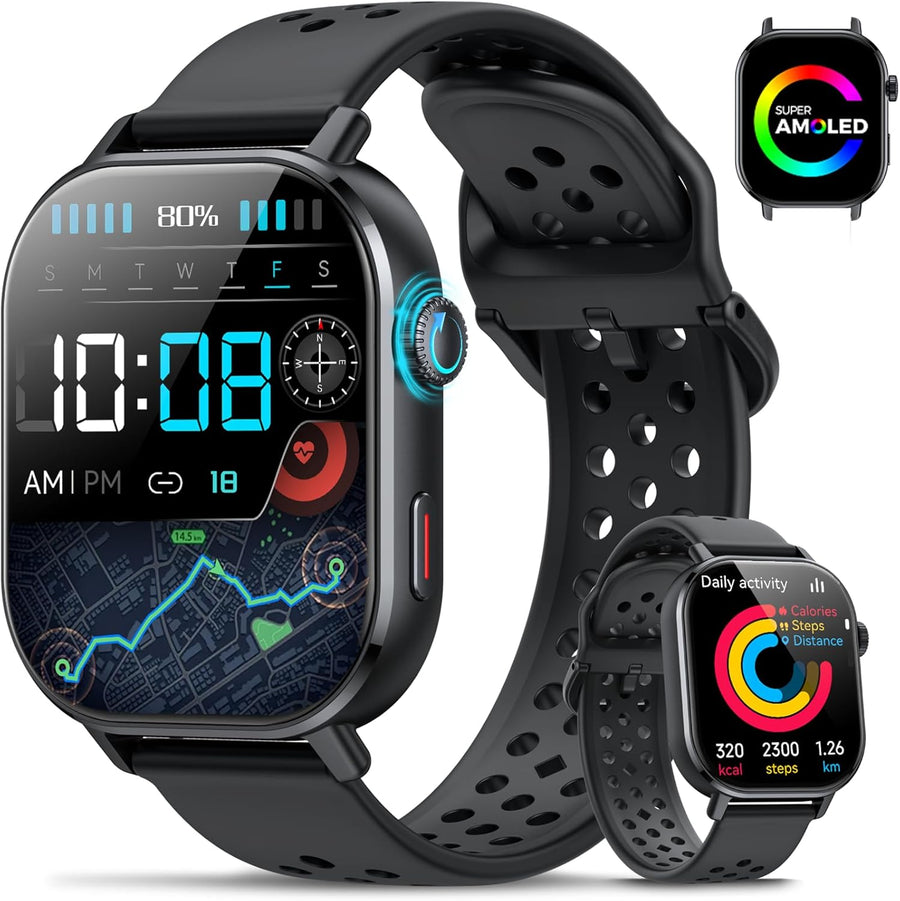 GPS AMOLED Smart Watch 178 Sports 5ATM Bluetooth Call