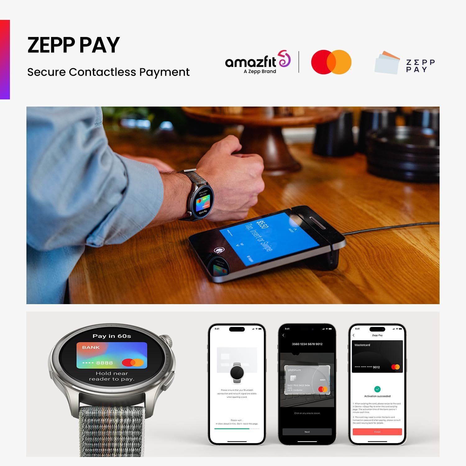 Premium AMOLED Smart Watch GPS NFC AI Coach