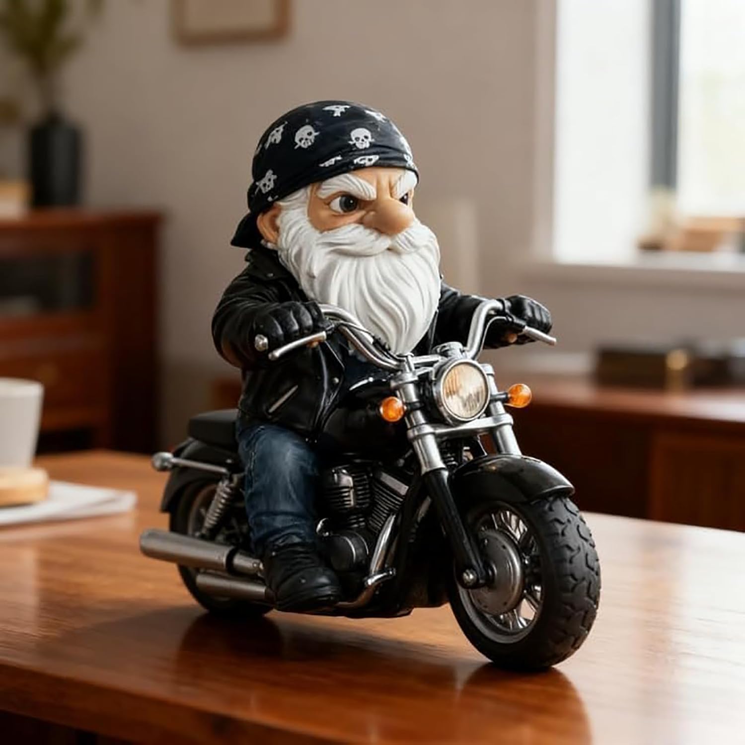 Funny Middle Finger Gnome Statue Sarcastic Desk Decor Gift