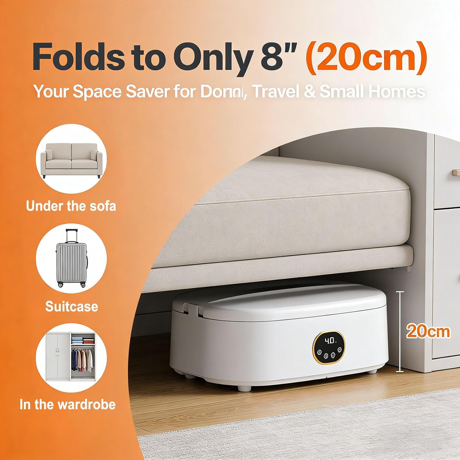 Automatic Ironing Machine Steam Closet Dryer Garment Steamer 1000W