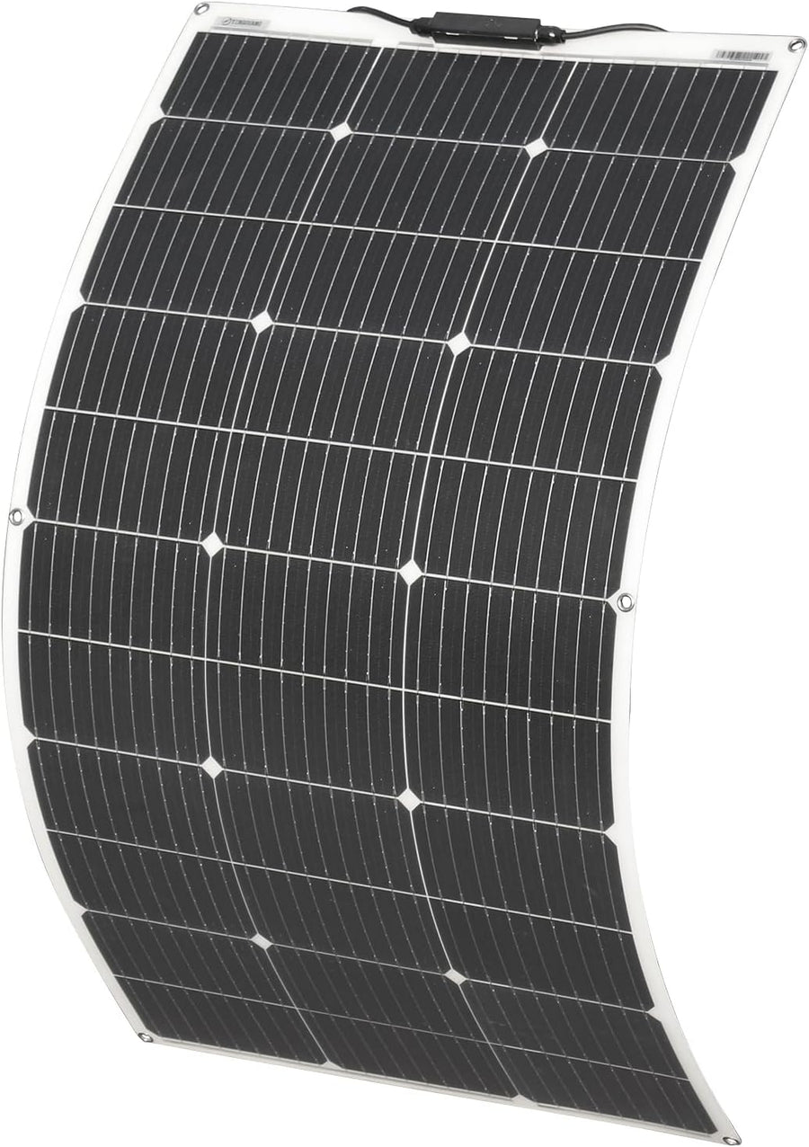 100W Flexible Solar Panel Portable Lightweight High Efficiency RV Boat
