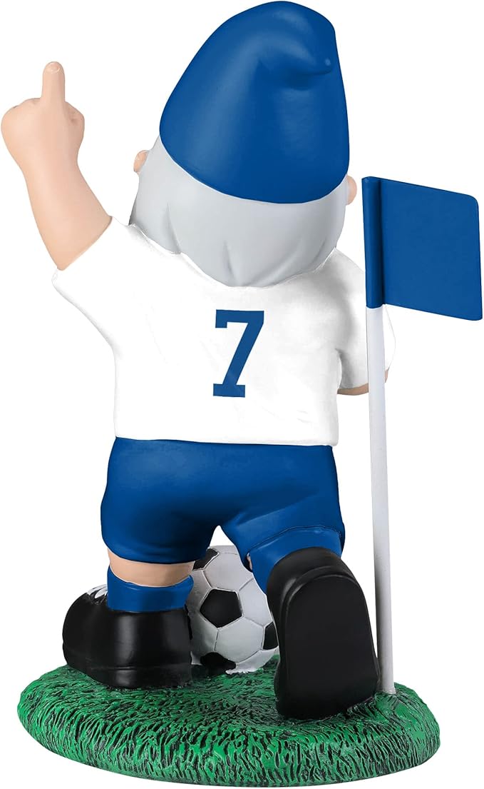 England Football Gnome Garden Ornament Corner Kick Decor
