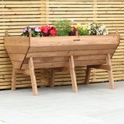 Large Raised Wooden Garden Bed 150cm Elevated Planter Box
