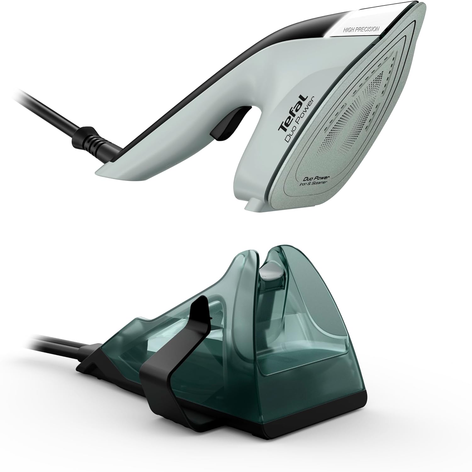 2in1 Garment Steamer Iron 1700W 30s Heat Lightweight Ceramic
