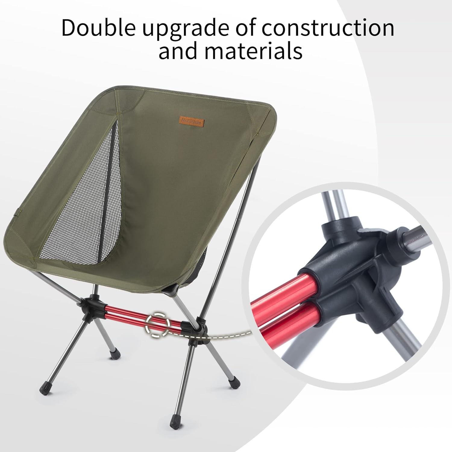 Ultralight Camping Chair Portable Folding Backpack Seat Hiking