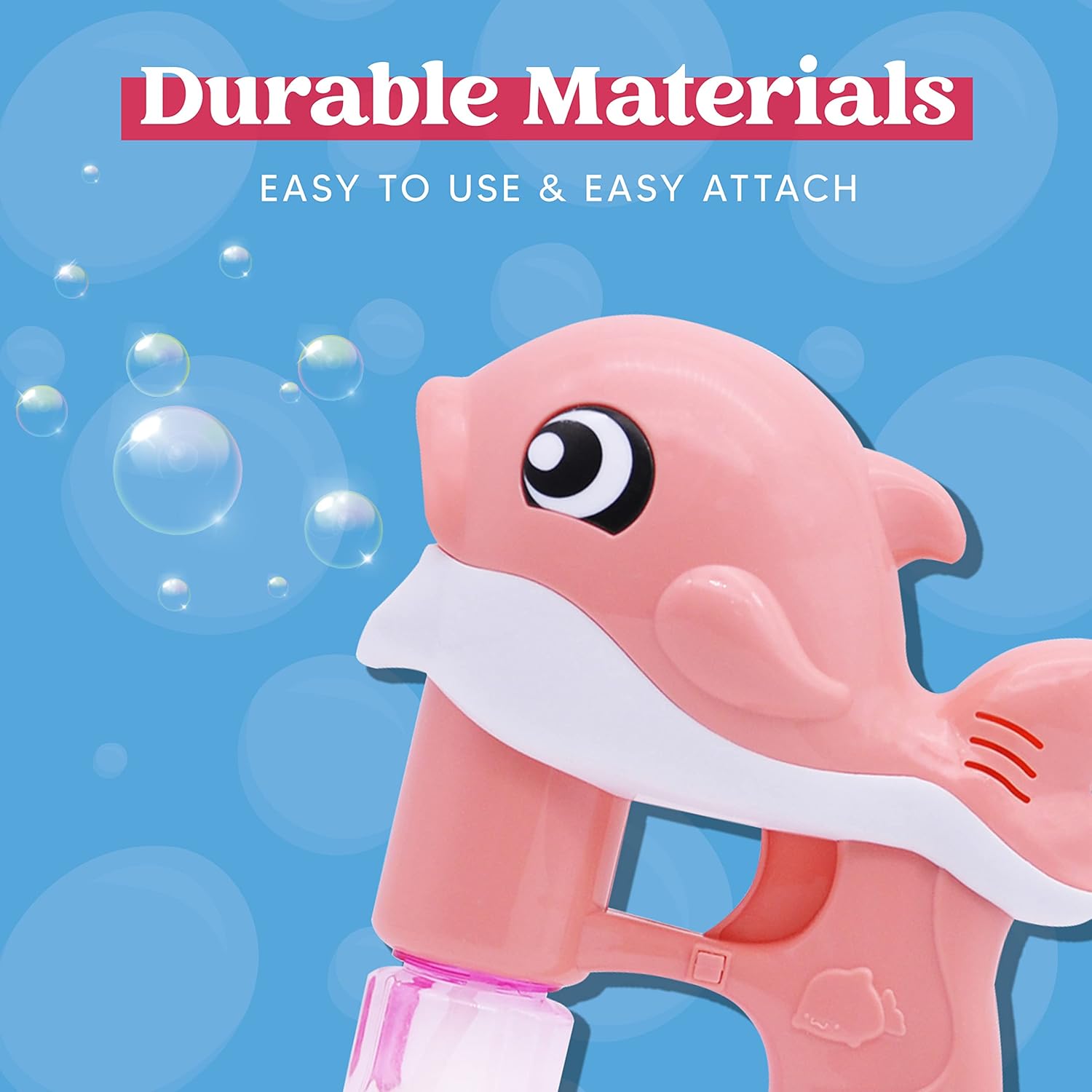 2 Pack Whale Bubble Guns Kids Party Outdoor Toy Set
