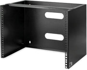 8U Wall Mount Network Rack 19 Inch Low Profile Steel Bracket