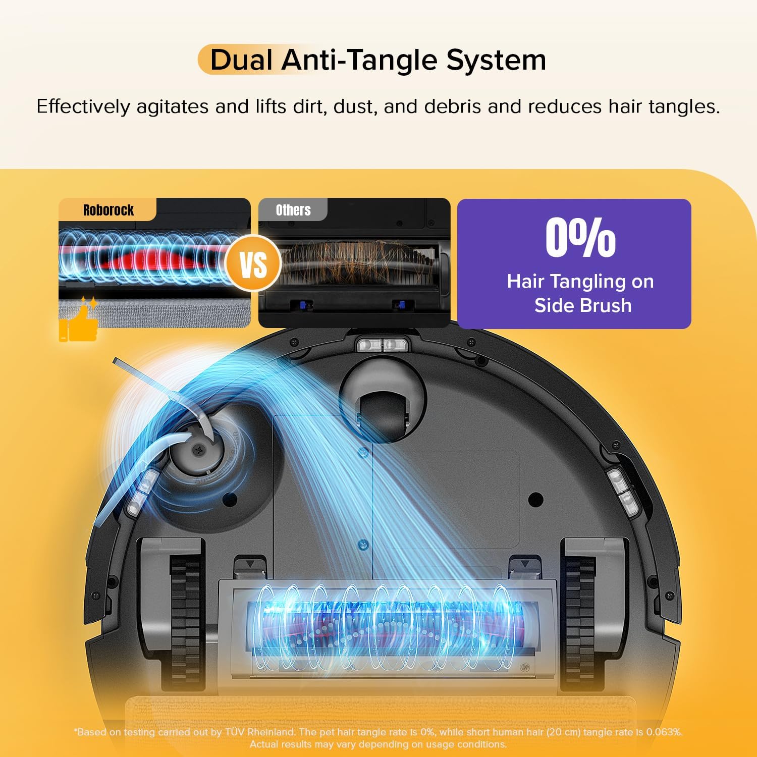 Robotic Vacuum Mop 10000Pa LiDAR Smart Mapping App Pet Hair
