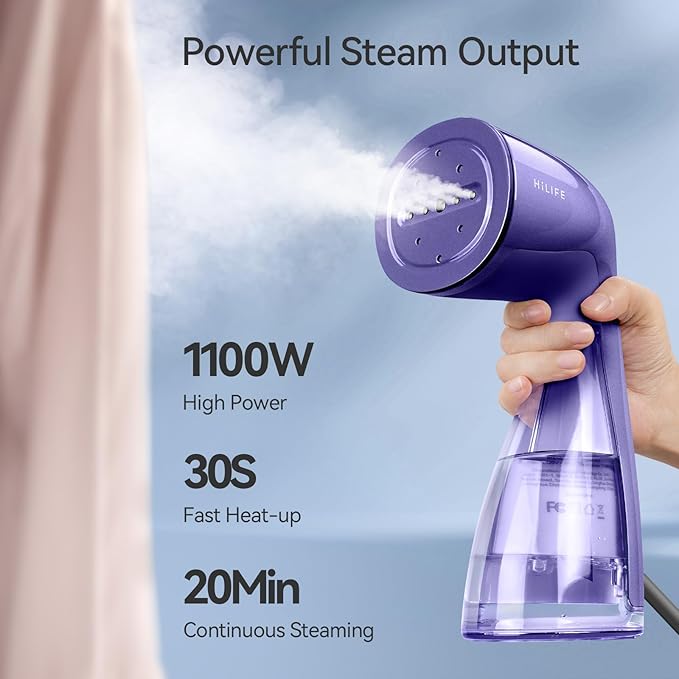 Handheld Garment Steamer 1100W 300ml Tank Fast Steam