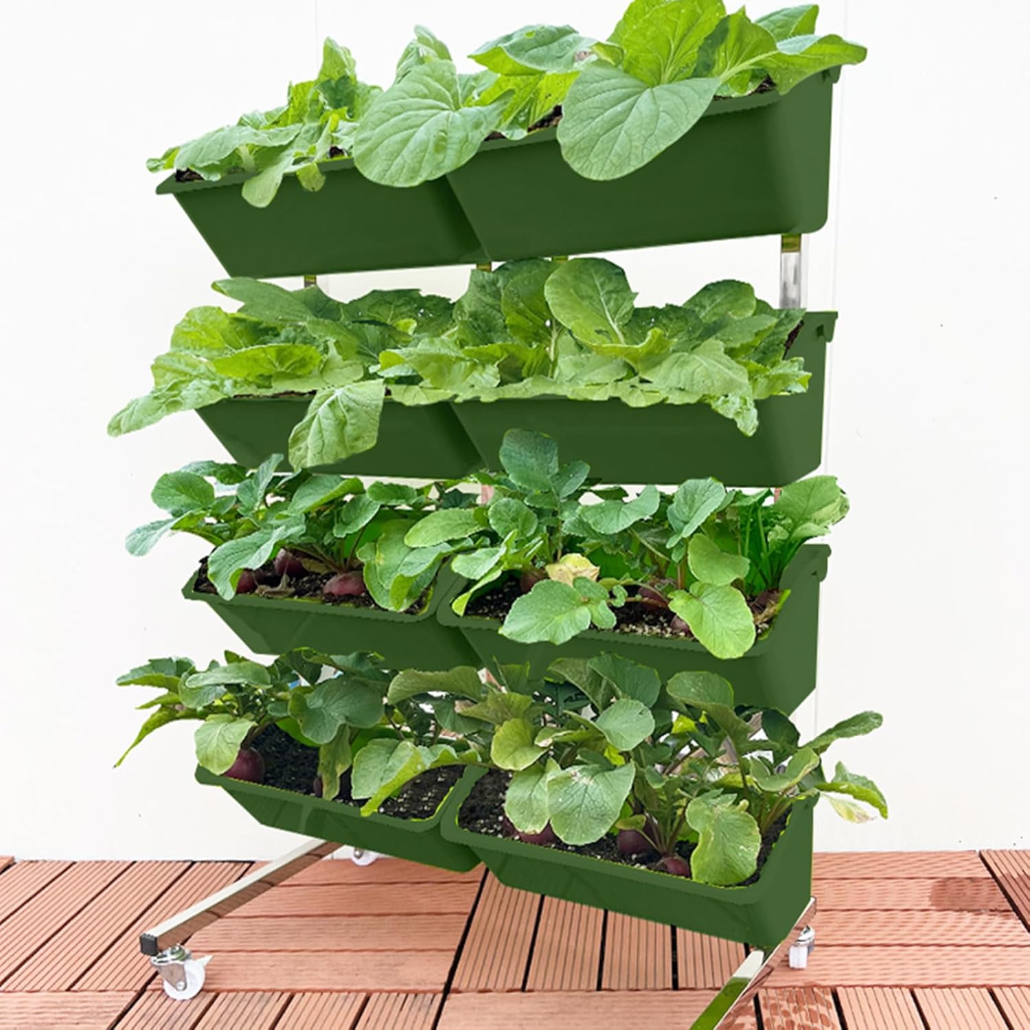 Vertical Garden Wall Planter 8Pcs Self Watering Hanging Bags