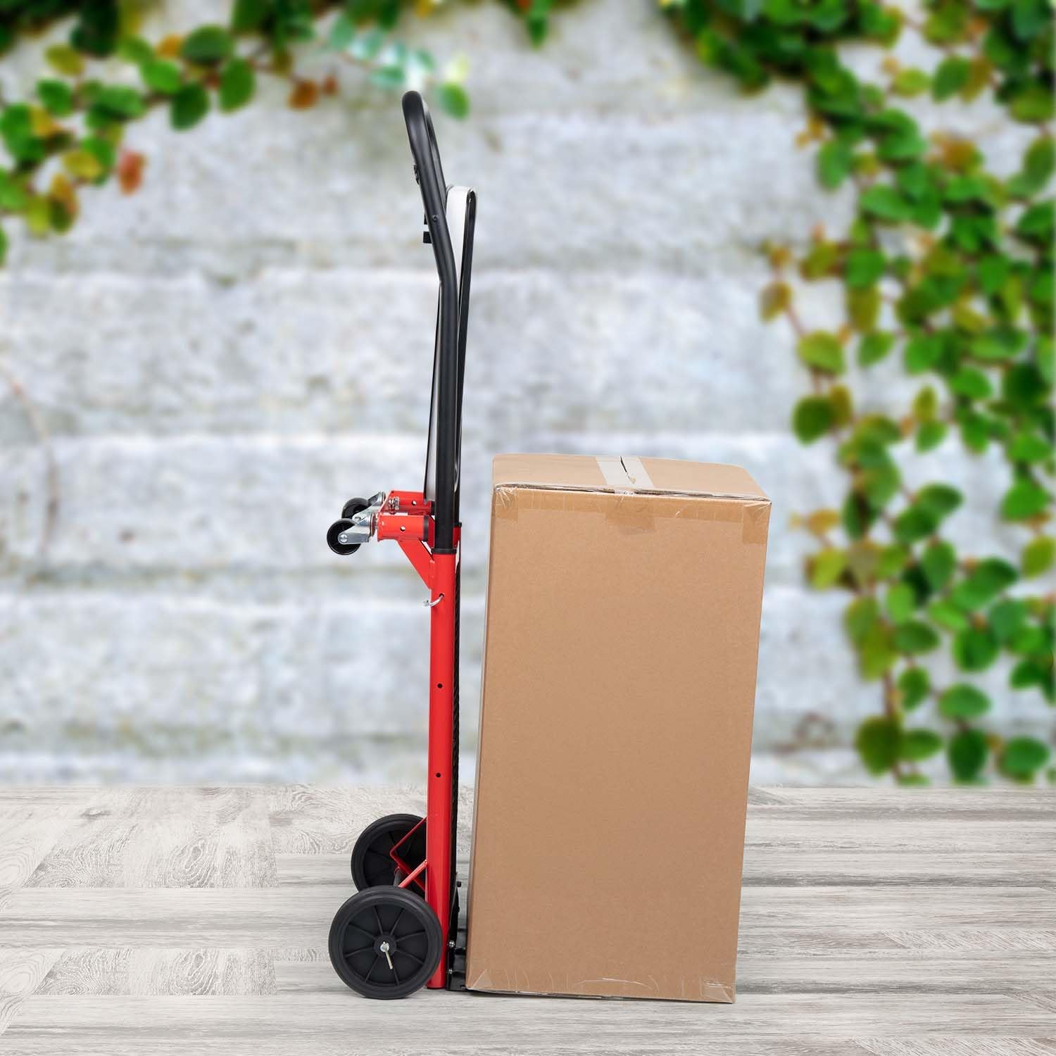 2 In 1 Folding Sack Truck Platform Trolley 60KG Heavy Duty