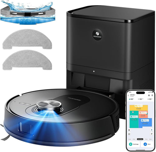 Robot Vacuum Mop 8000Pa Self Empty LiDAR 200Min Pet Hair