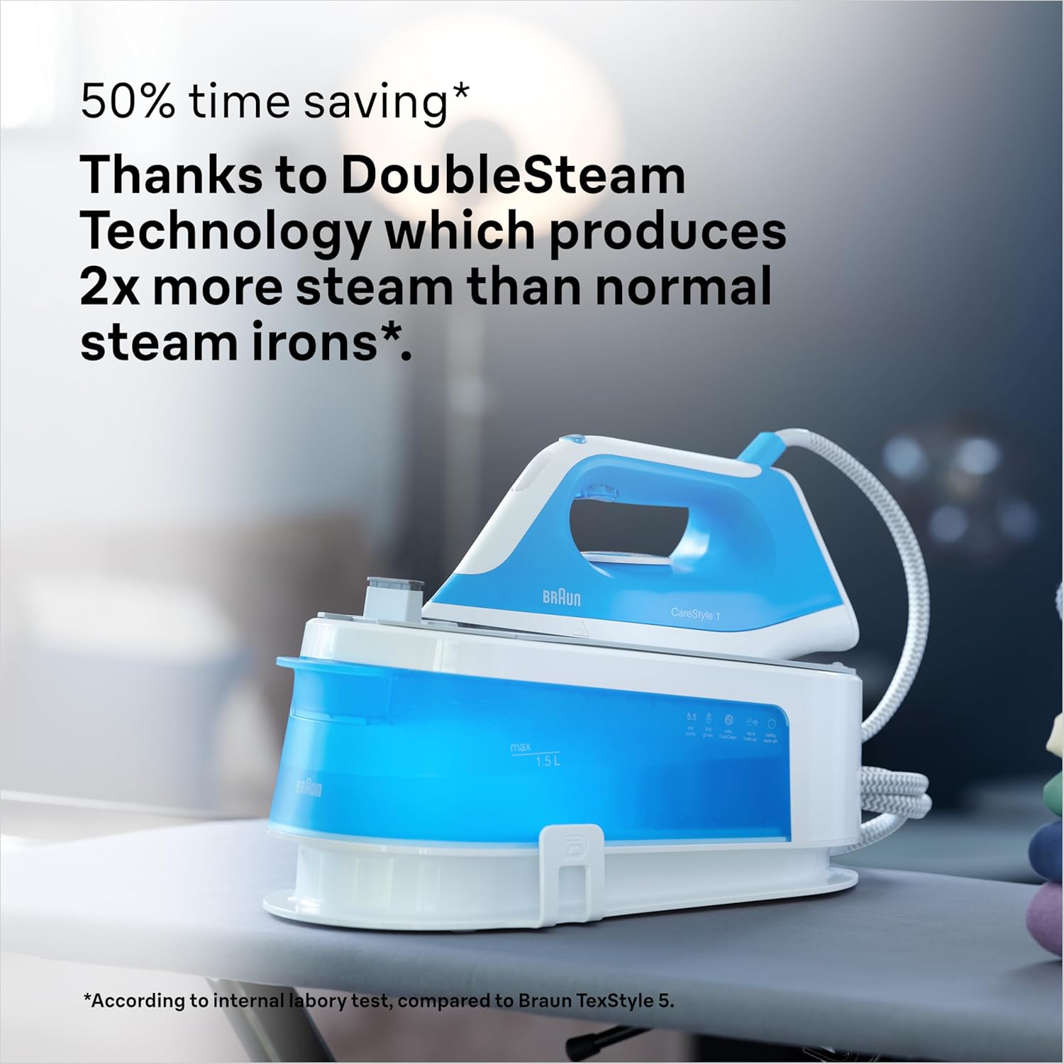2200W Steam Generator Iron 1.7L Tank Ceramic Soleplate Vertical