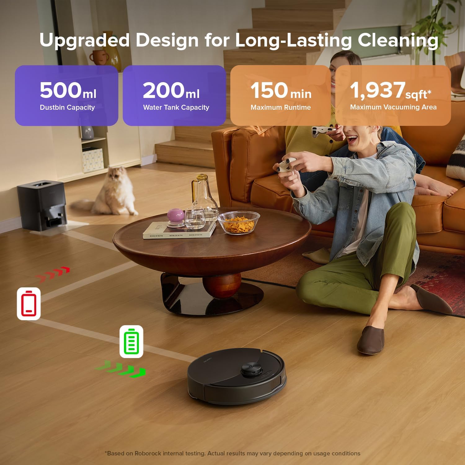 Robot Vacuum Mop 10000Pa Self Empty LiDAR Auto Lift Mop