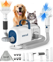Dog Grooming Vacuum Dryer Clipper Kit 8 In 1 12000Pa