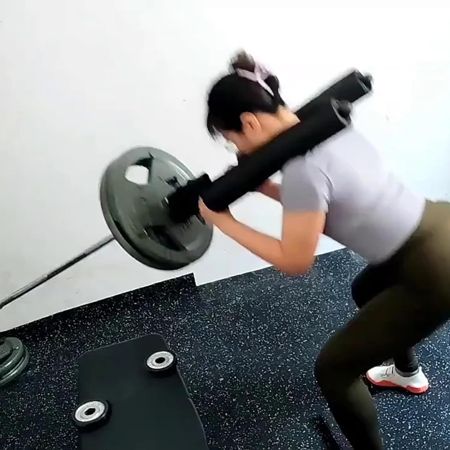 Landmine Handle Attachment Dual Grip Shoulder Press Barbell Row