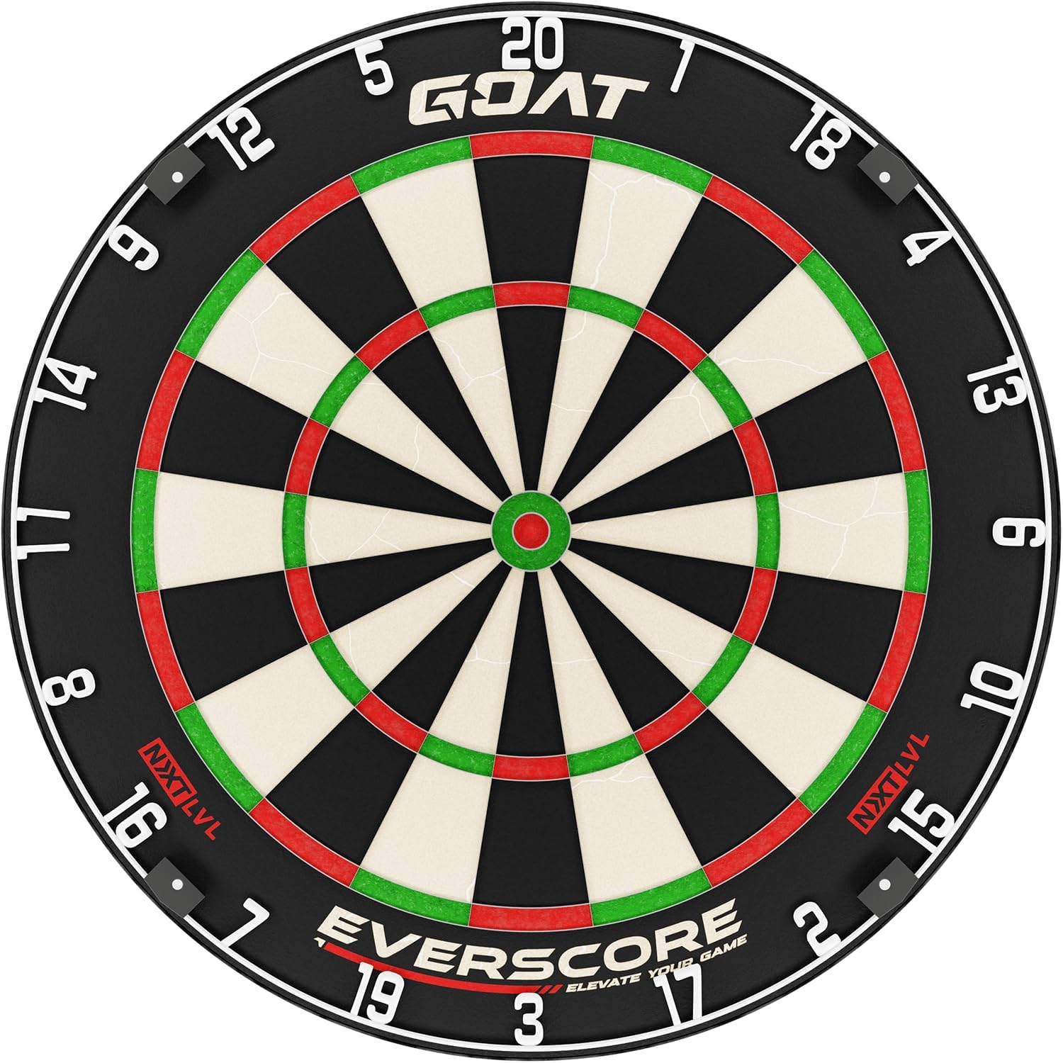 18in Sisal Dartboard Minimalist Design Self Healing Low Bounce Pro