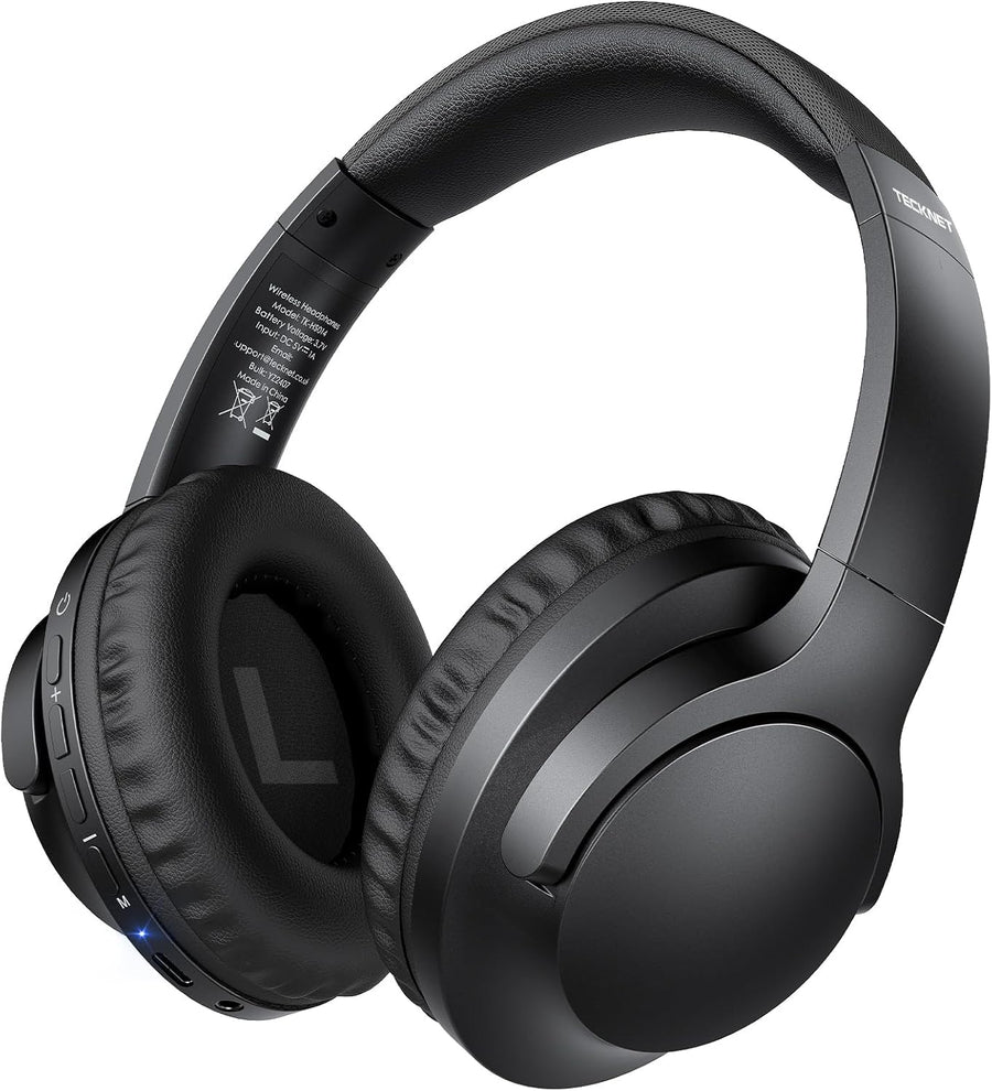 Bluetooth Over Ear Headphones 70H Playtime Foldable Mic HiFi