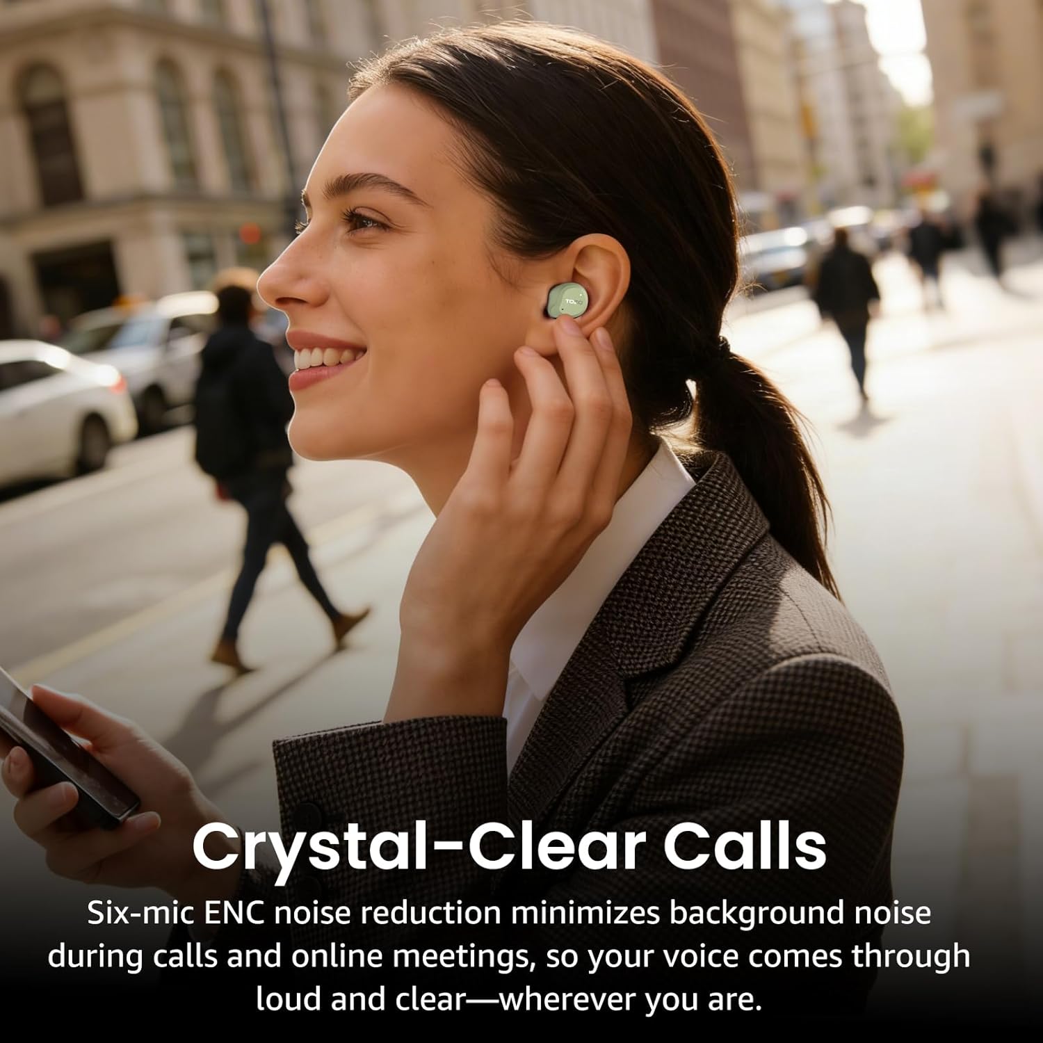 Wireless ANC Bluetooth Earbuds 60 Hour Playtime IPX8