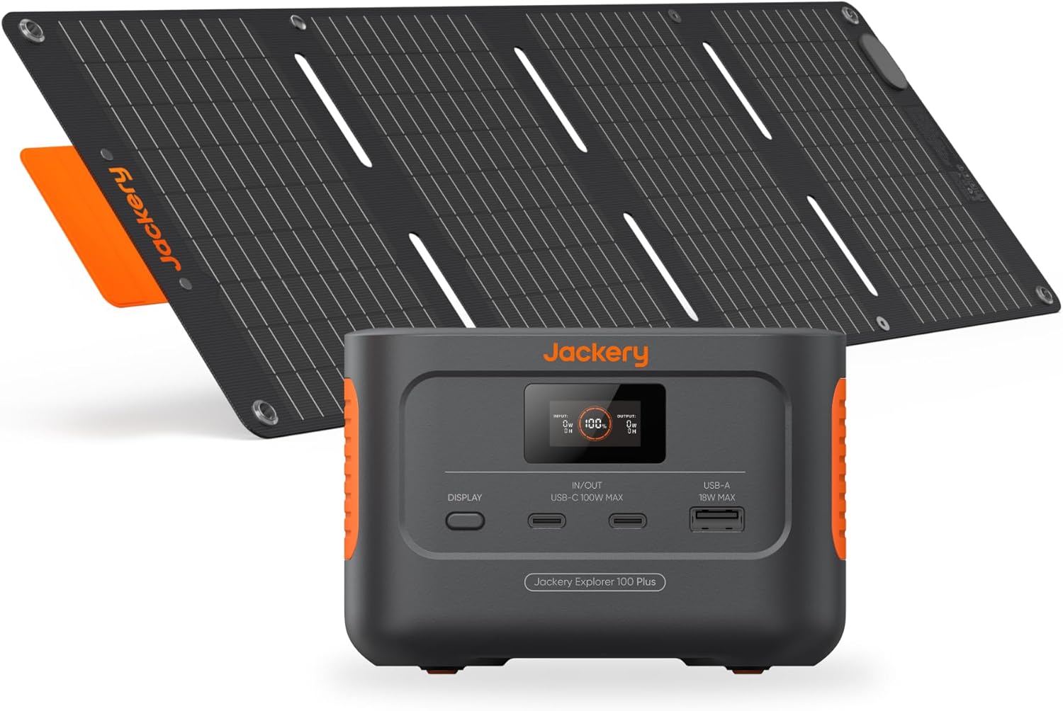99Wh Portable Solar Generator Power Station with 40W Panel
