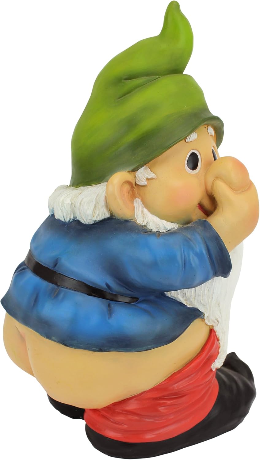Funny Naughty Garden Gnome Mooning Resin Outdoor Lawn Decor