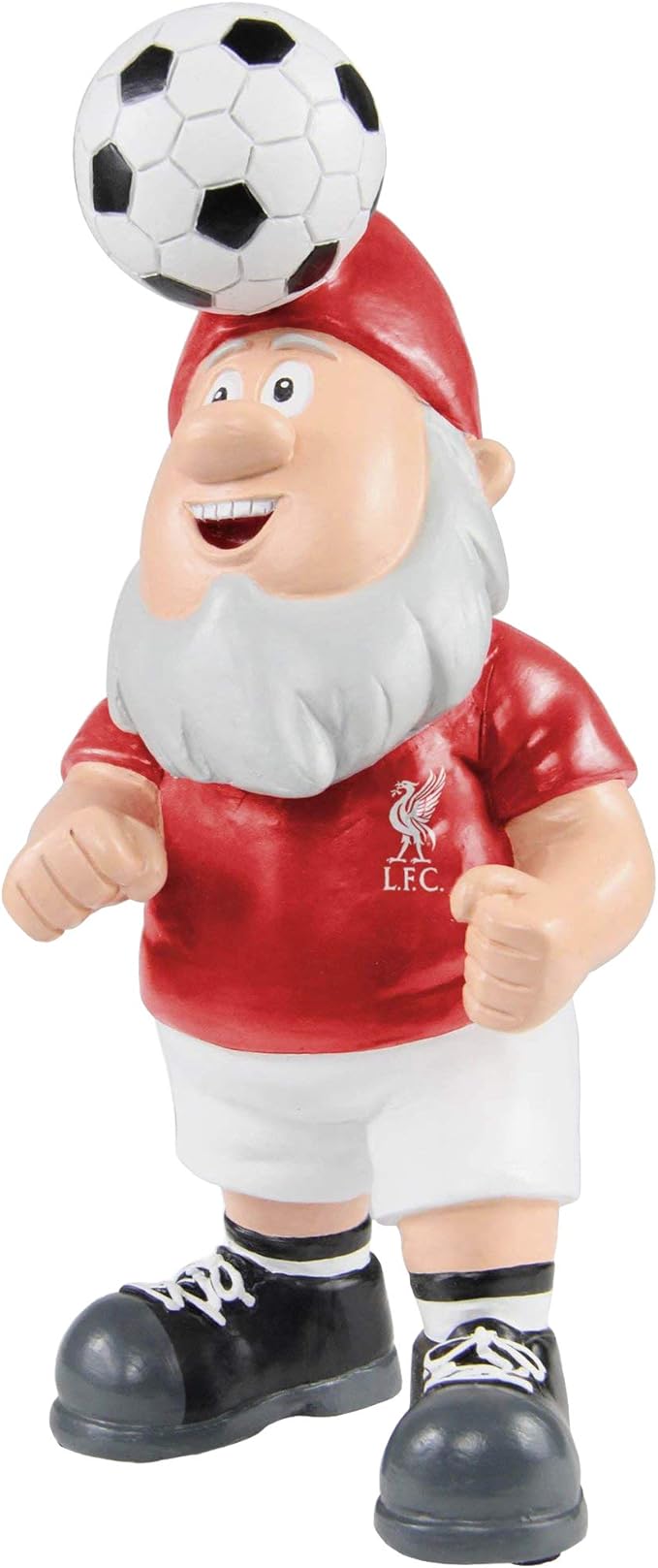 Soccer Header Ball Gnome Fan Ornament Garden Football Statue