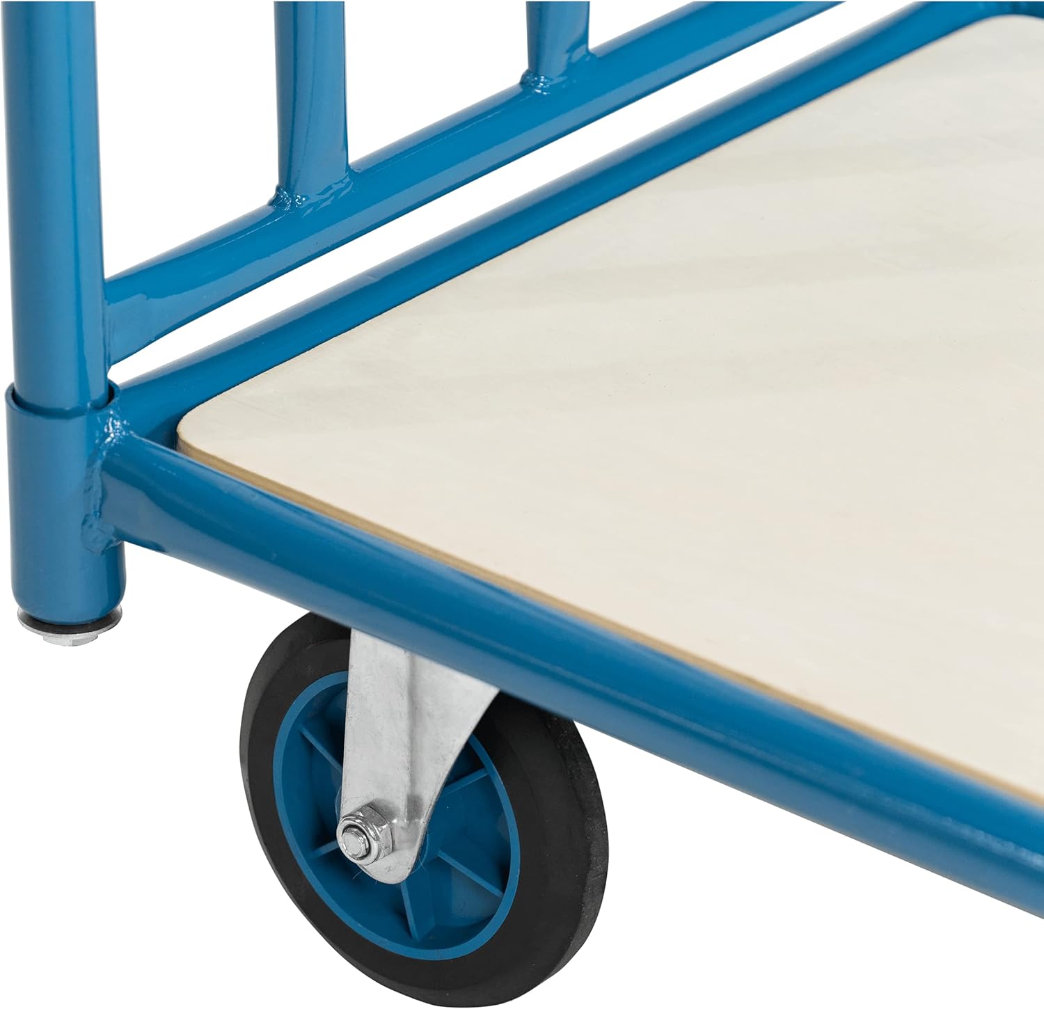 Heavy Duty Flat Bed Trolley 250KG Steel Wooden Deck