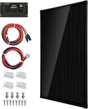 170W Solar Panel Kit 12V 24V Off Grid RV Boat Home Charger