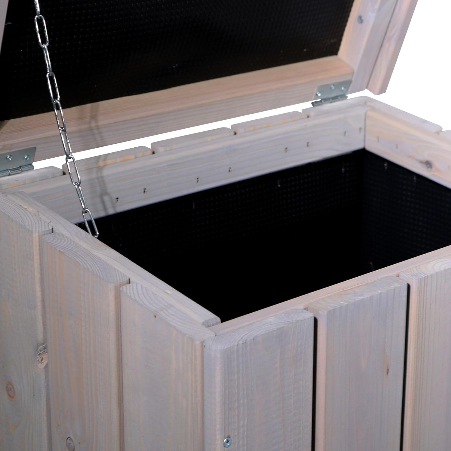 Outdoor Parcel Box with Planter Waterproof Wooden Delivery Storage
