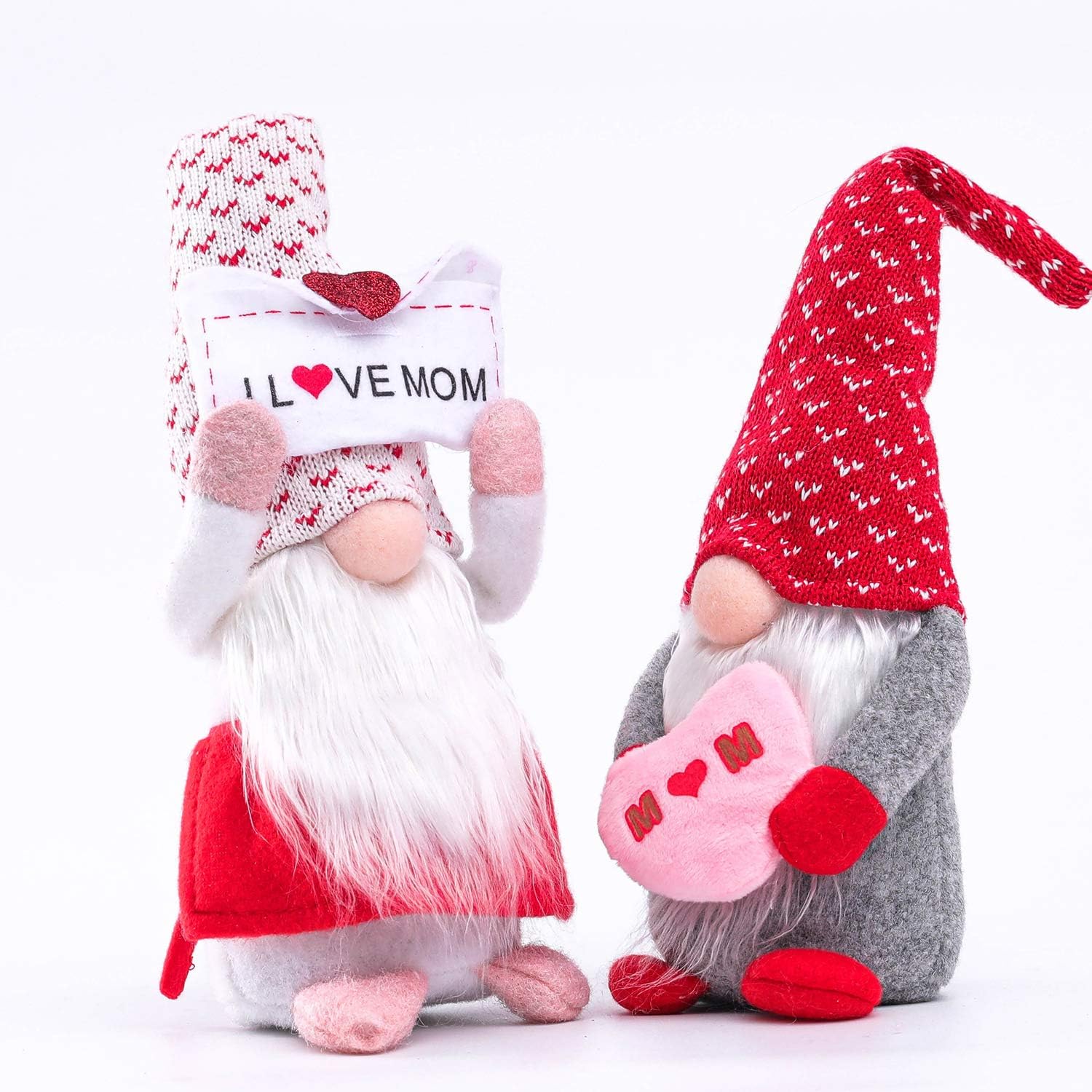 2Pcs Mothers Day Gnome Plush Tulip Gonk Spring Decor Gift