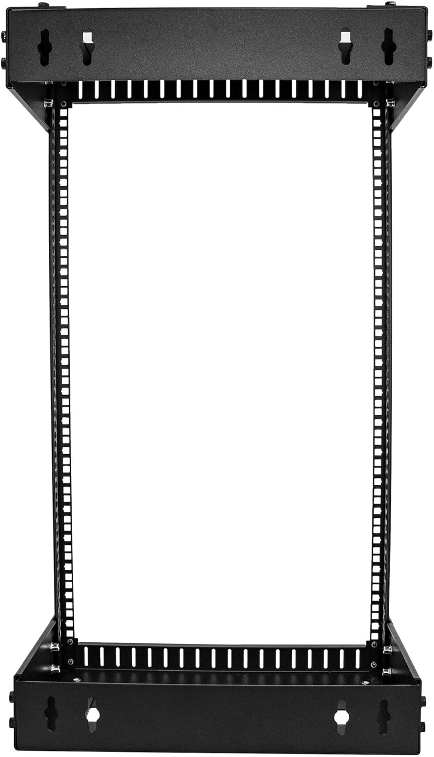 18U Wall Mount Network Rack 19 Inch Adjustable Heavy Duty Steel Frame
