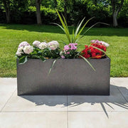 Galvanised Trough Planter 100cm Lightweight Outdoor Indoor