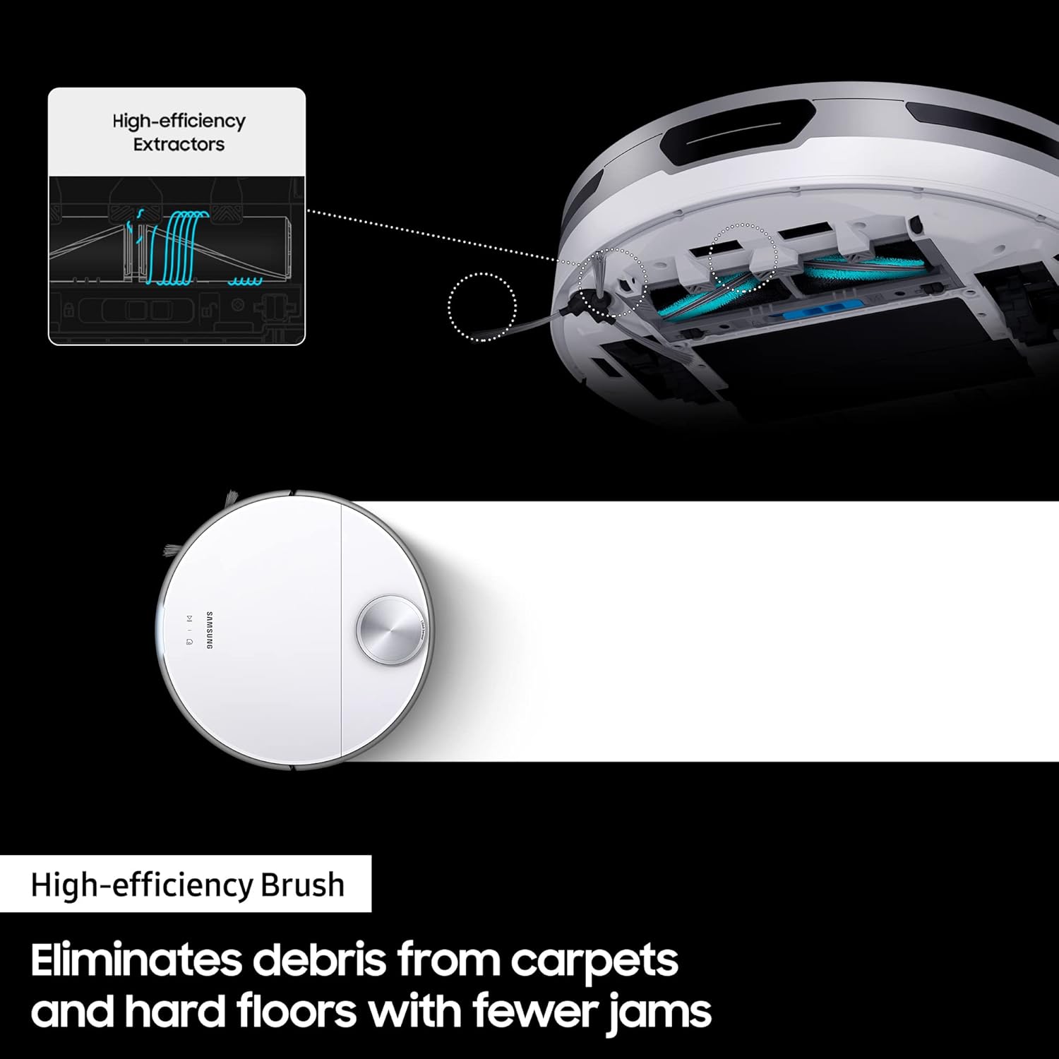Robot Vacuum LiDAR Smart Mapping WiFi App Auto Clean Carpet