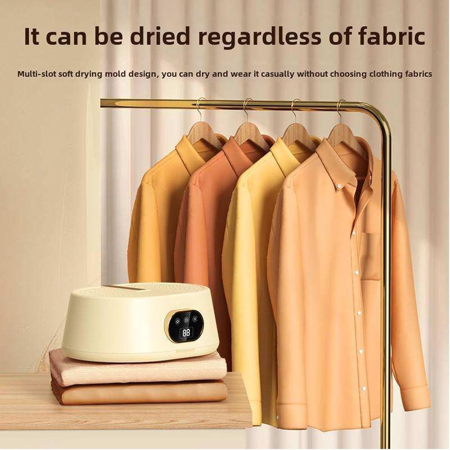 Automatic Clothes Ironing Machine Portable Dryer Steamer Remote