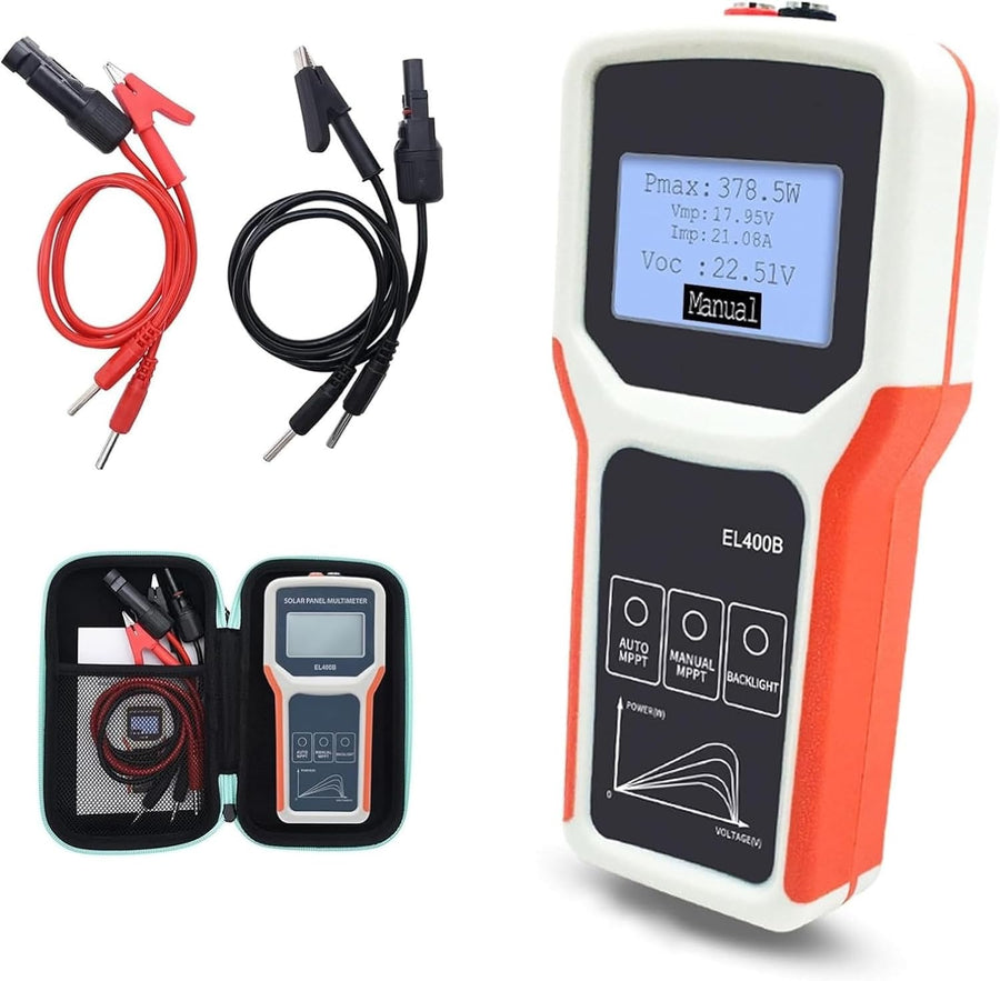 Solar Panel Tester LCD MPPT Multimeter VOC Voltage Meter