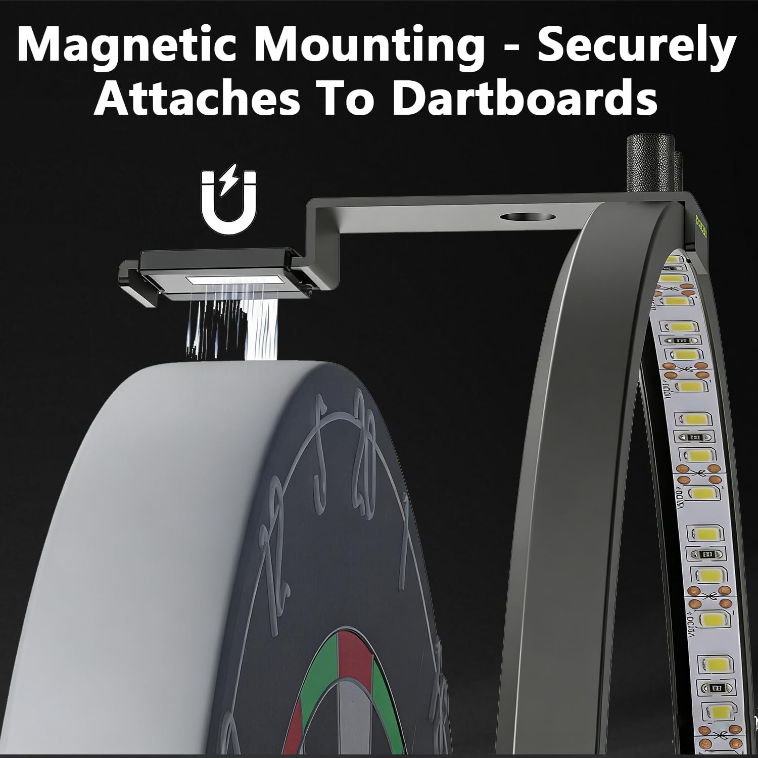 Dartboard LED Light 360 Ring Shadow Free Easy Install USB