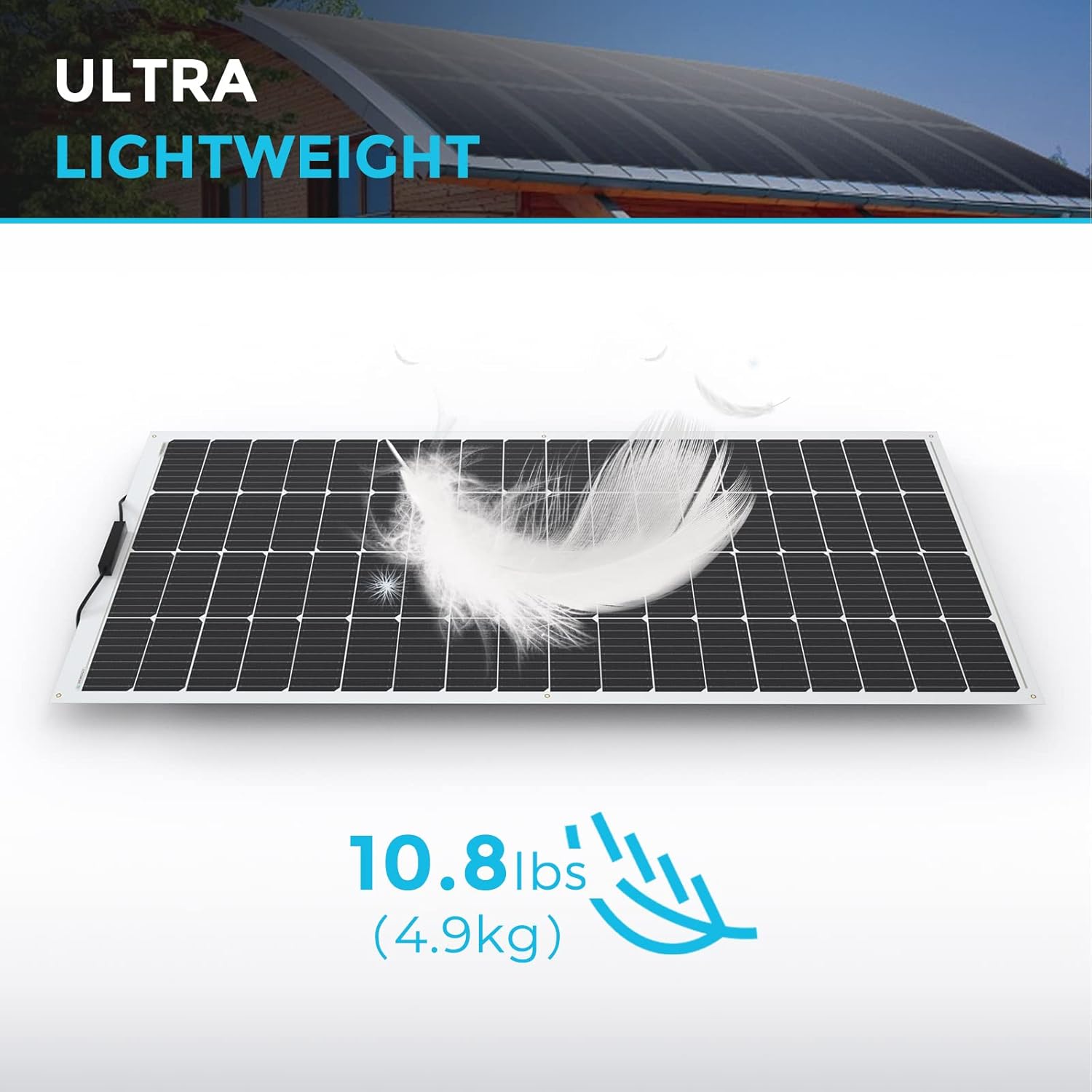 200W Flexible Solar Panel 12V RV Boat Roof Off Grid
